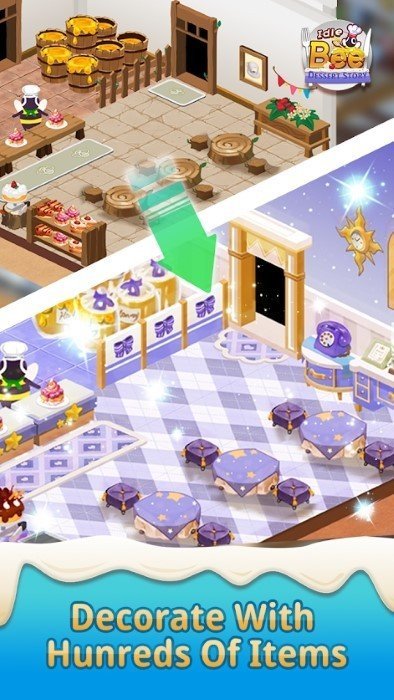 空闲蜜蜂甜点故事